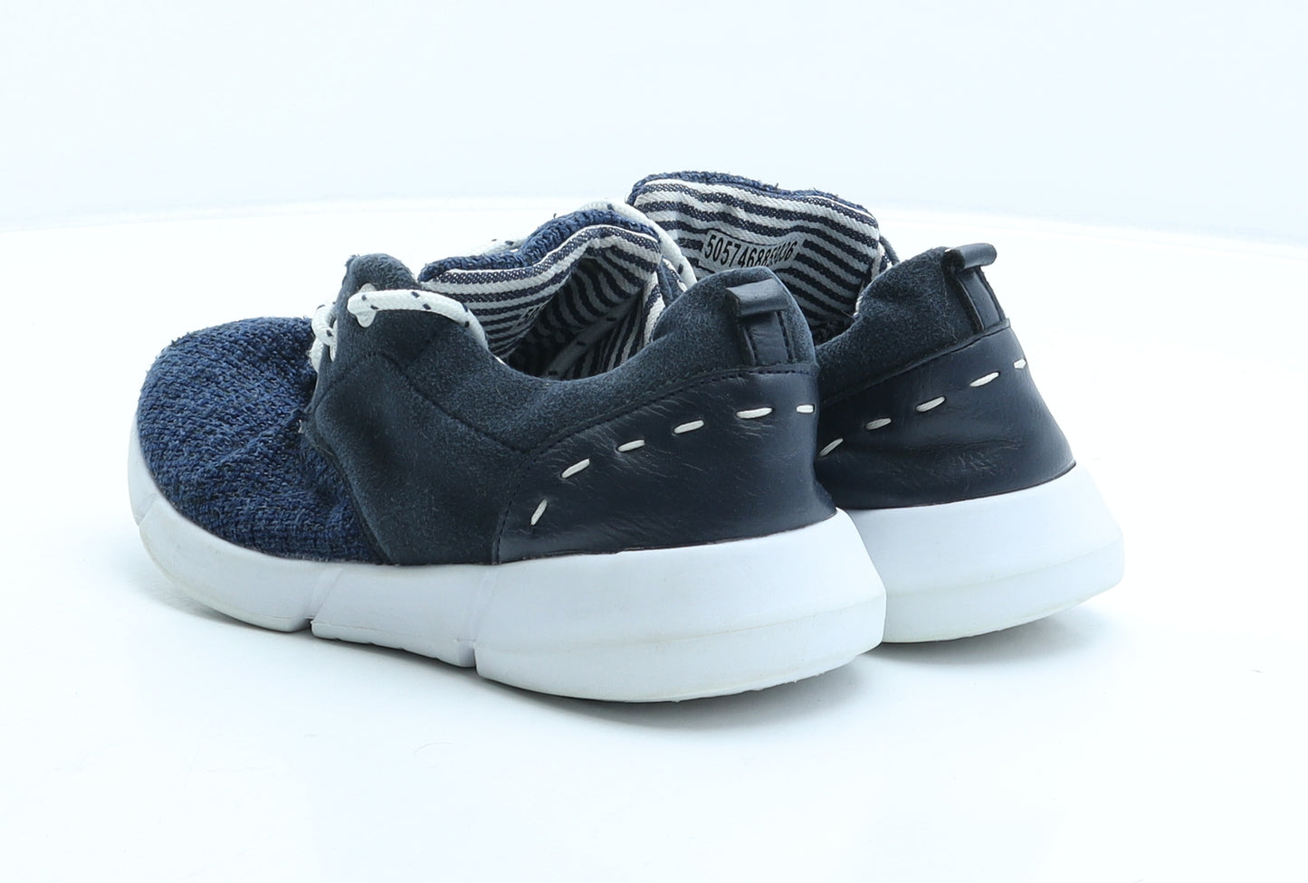 TU Boys Blue Fabric Boat Shoe Casual UK 13
