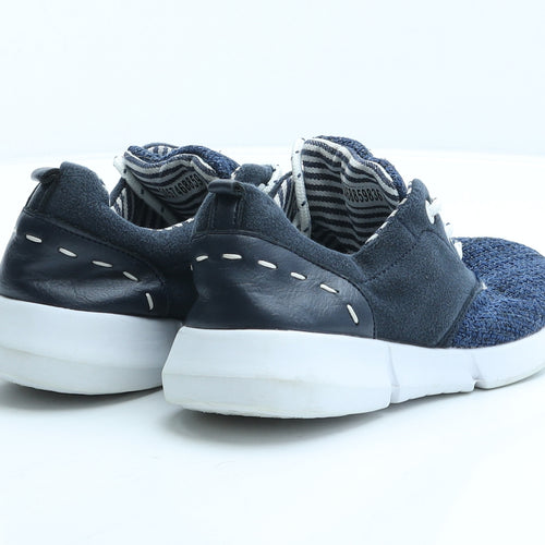 TU Boys Blue Fabric Boat Shoe Casual UK 13