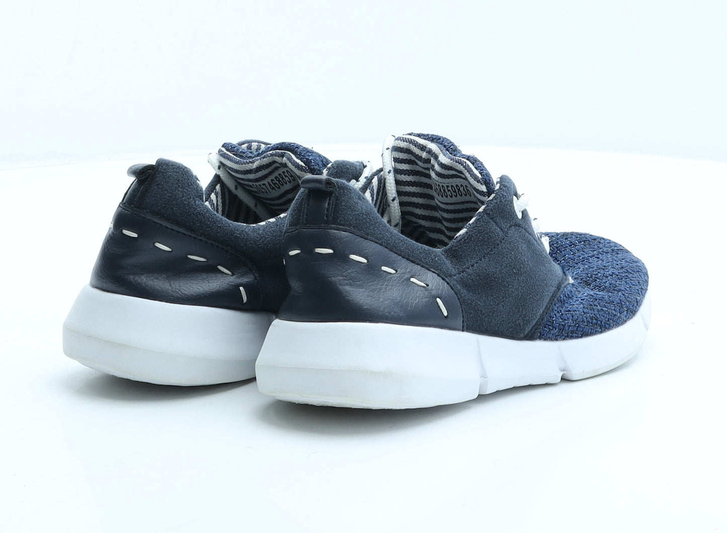 TU Boys Blue Fabric Boat Shoe Casual UK 13
