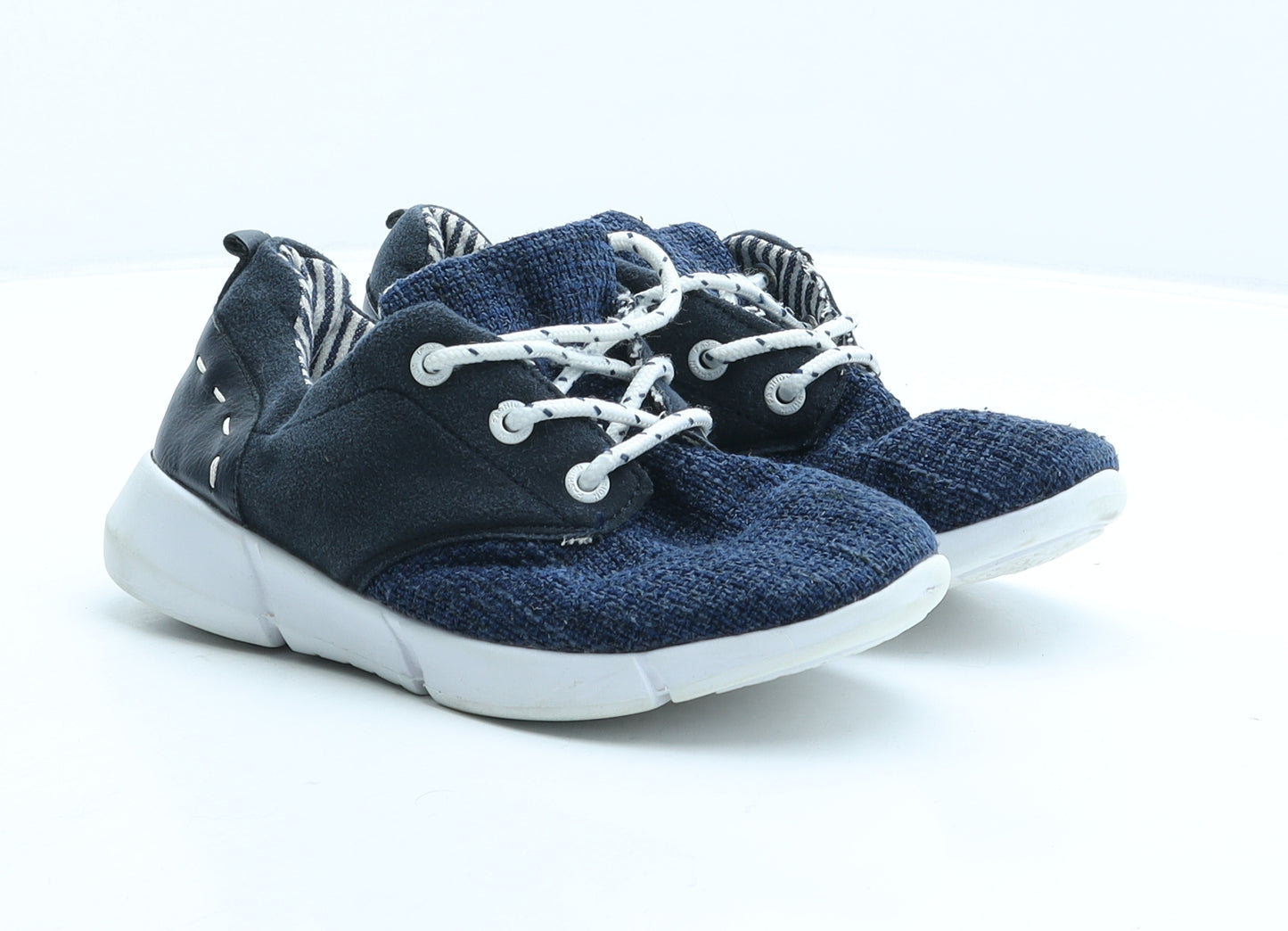 TU Boys Blue Fabric Boat Shoe Casual UK 13
