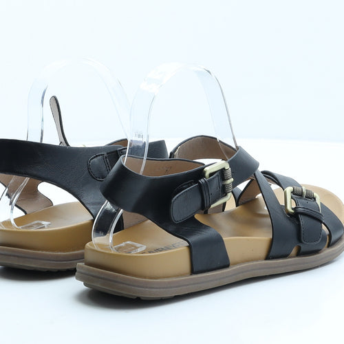 Heavenly Feet Womens Black Polyamide Strappy Sandal UK 7 40