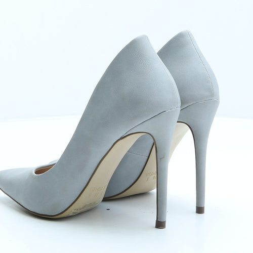 Primark Womens Grey Polyester Court Heel UK 3 36