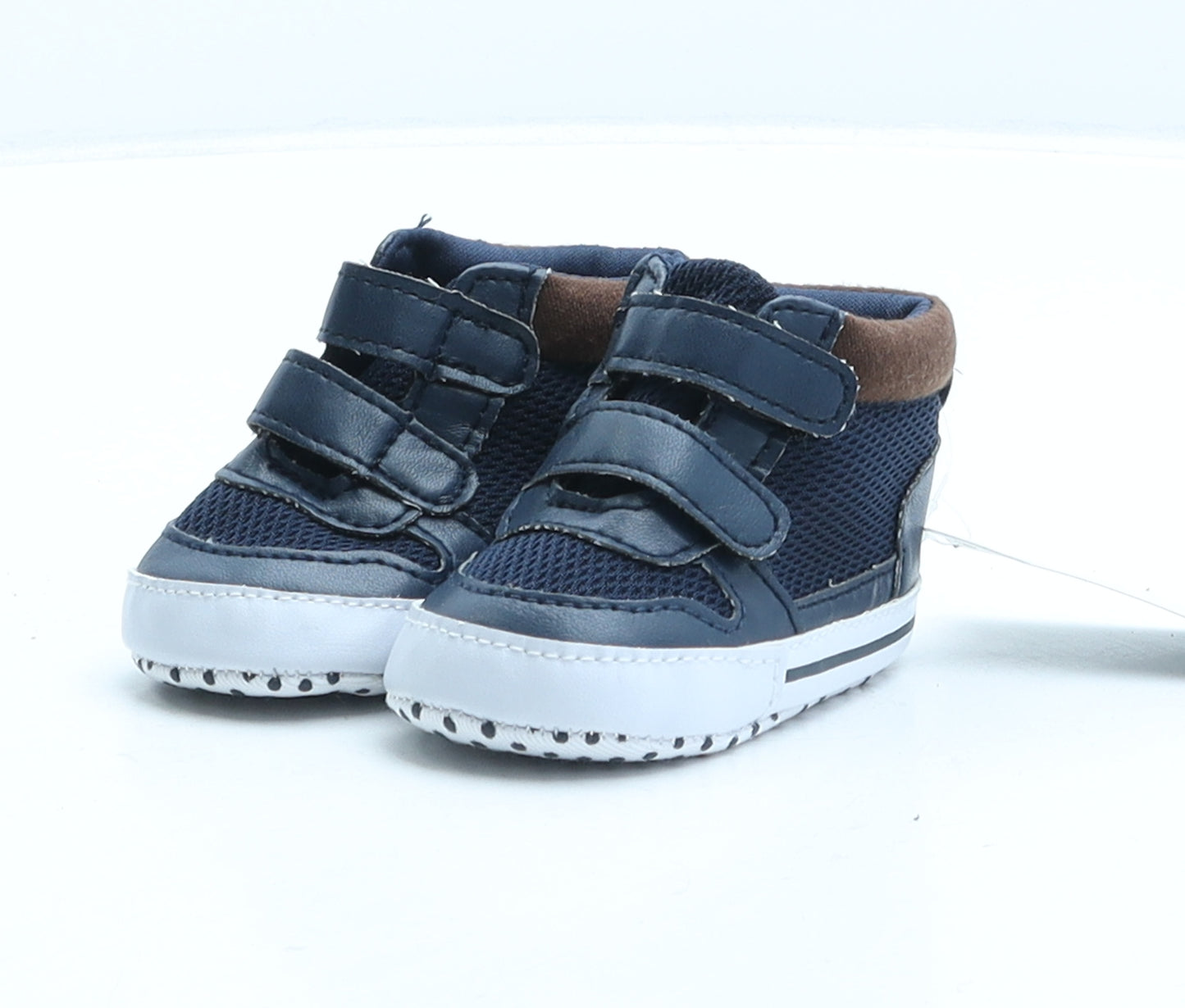 Primark Boys Blue Fabric Sneaker Boot UK 0-6 Months