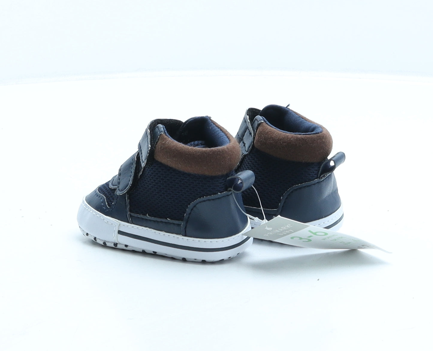 Primark Boys Blue Fabric Sneaker Boot UK 0-6 Months
