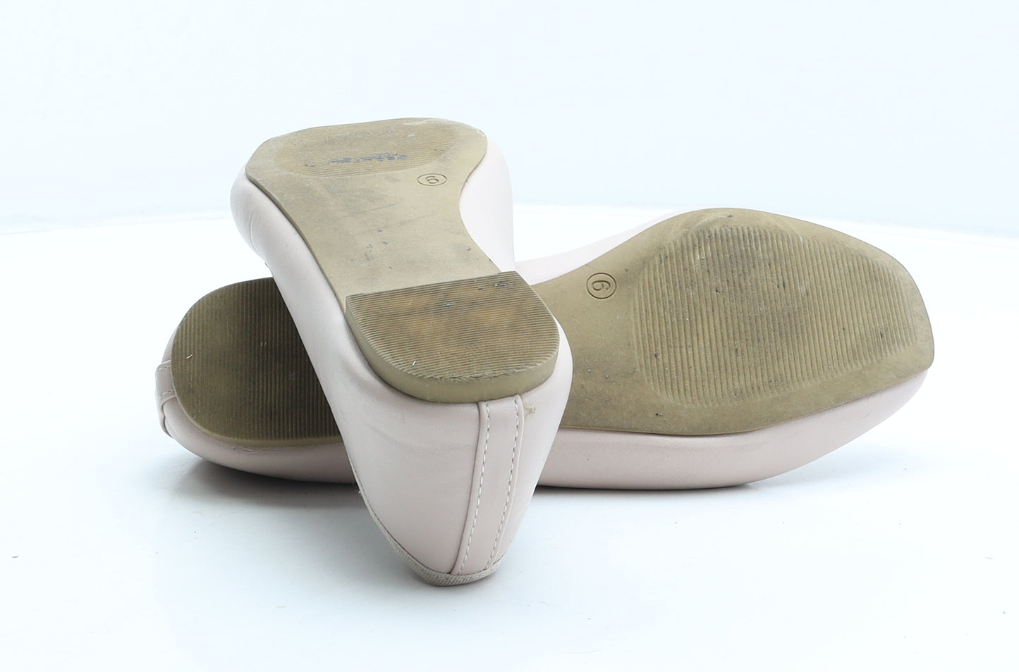 Marks and Spencer Womens Pink Polyester Ballet Flat UK 6
