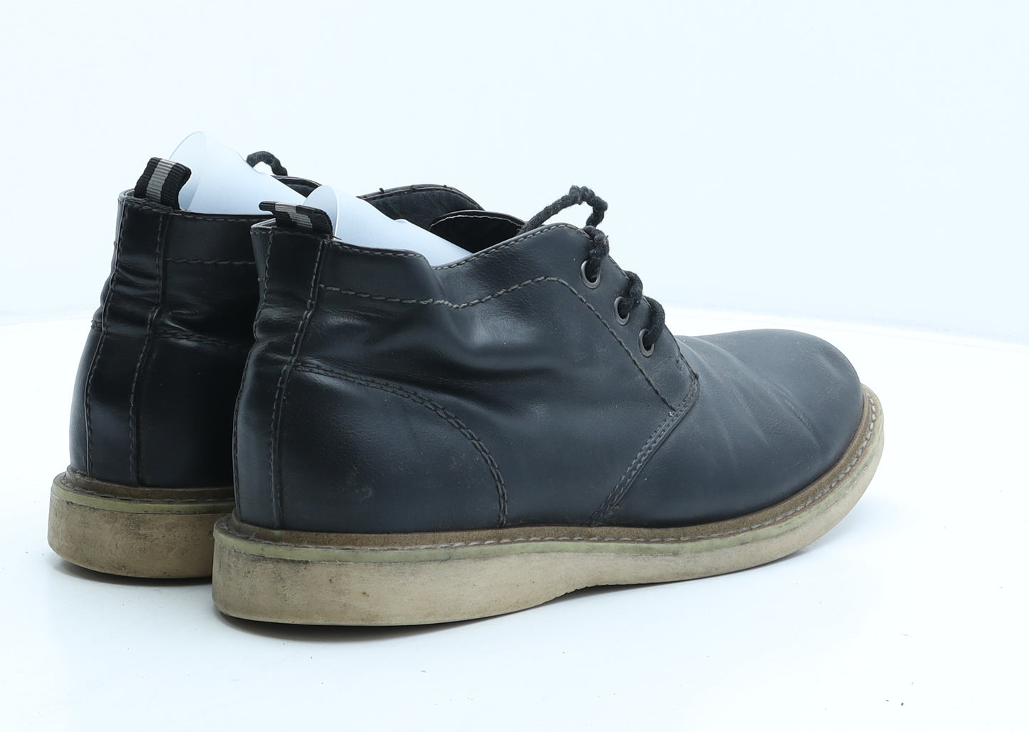Marks and Spencer Mens Black Synthetic Chukka Boot UK 8
