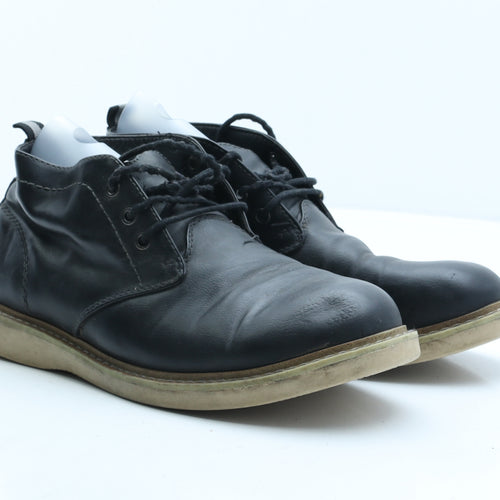 Marks and Spencer Mens Black Synthetic Chukka Boot UK 8
