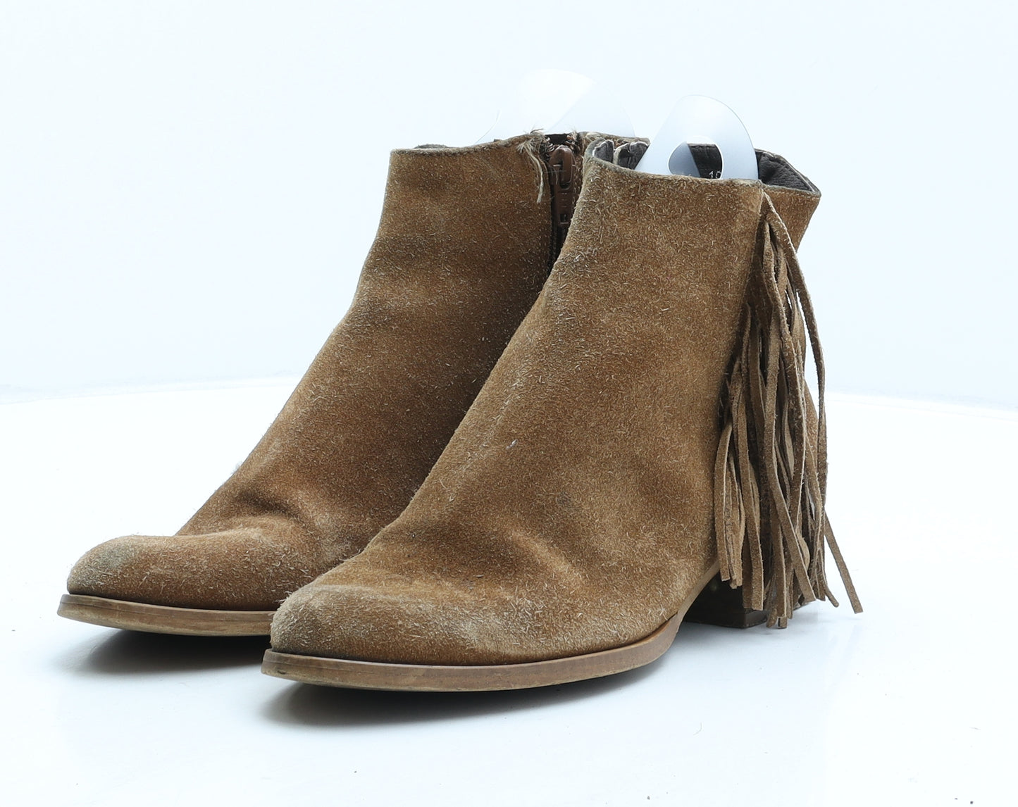 River Island Womens Brown Suede Bootie Boot UK 5 38