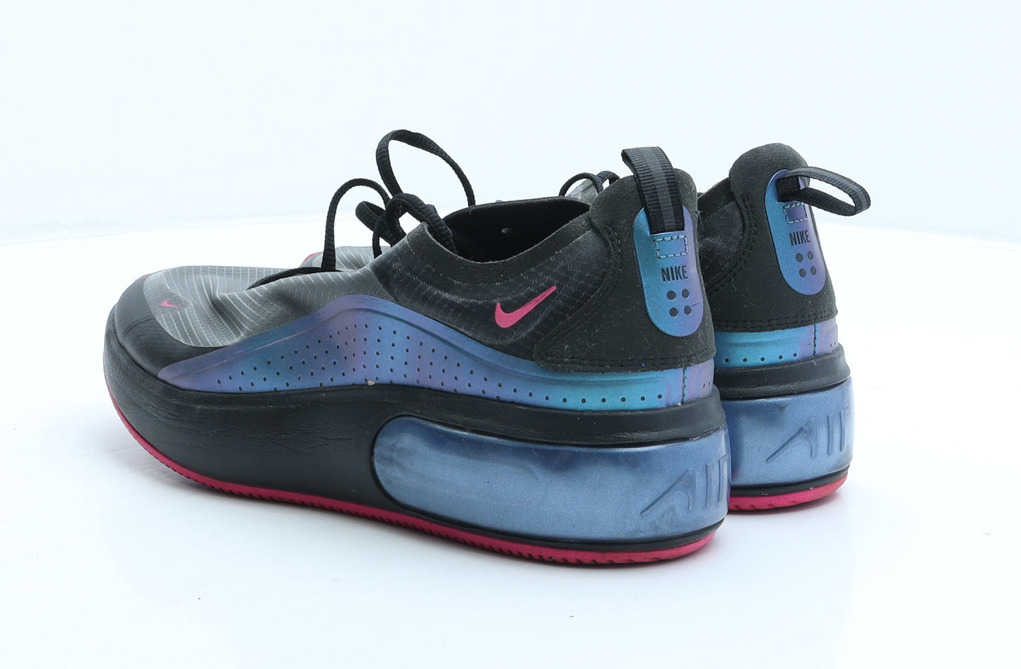 Nike Mens Black Colourblock Synthetic Trainer UK 7