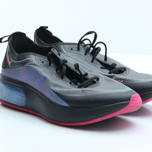 Nike Mens Black Colourblock Synthetic Trainer UK 7
