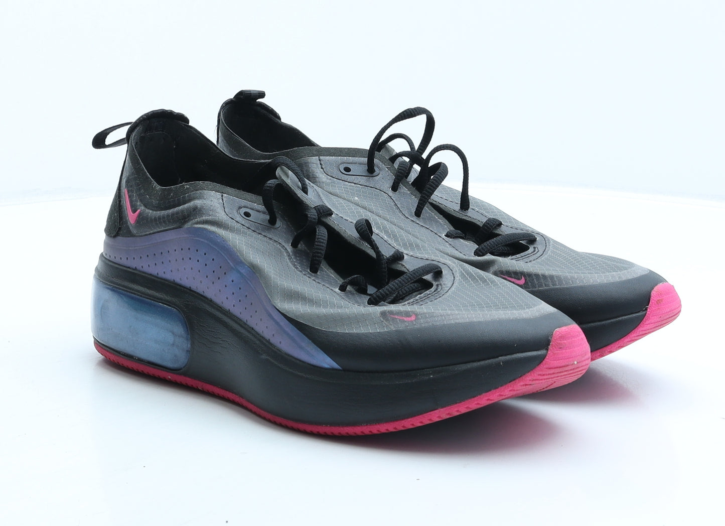 Nike Mens Black Colourblock Synthetic Trainer UK 7