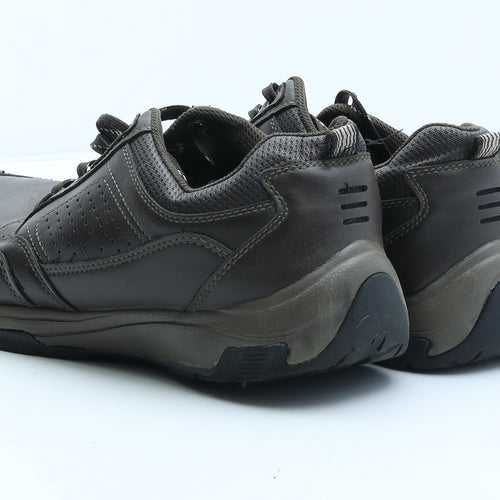 F&F Mens Brown Synthetic Trainer UK 8