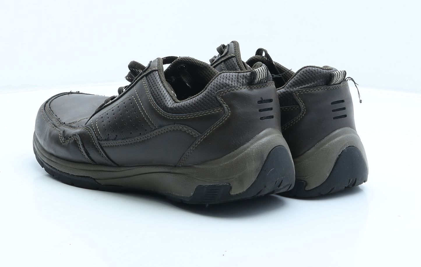 F&F Mens Brown Synthetic Trainer UK 8