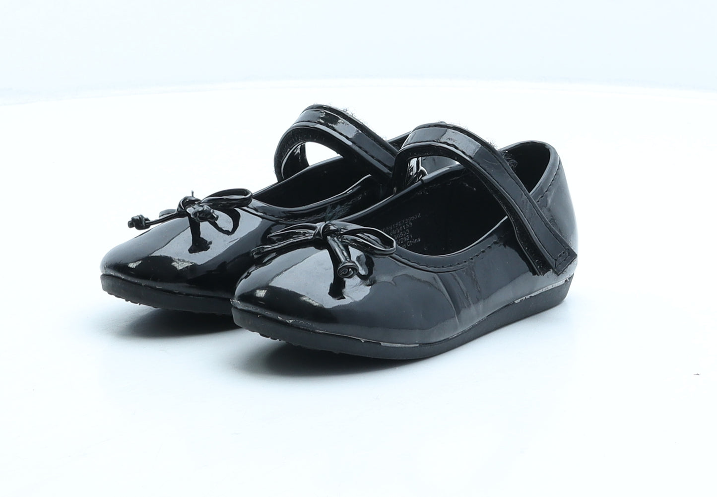 George Girls Black Synthetic Mary Jane Casual UK 8 - School shoes