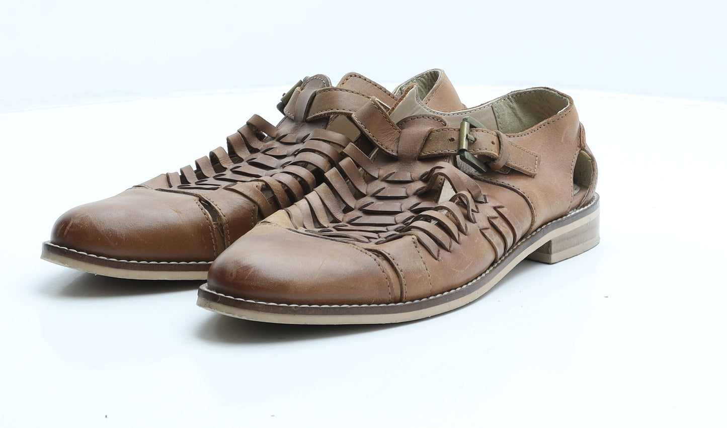 ASOS Womens Brown Synthetic Fisherman Casual UK 6