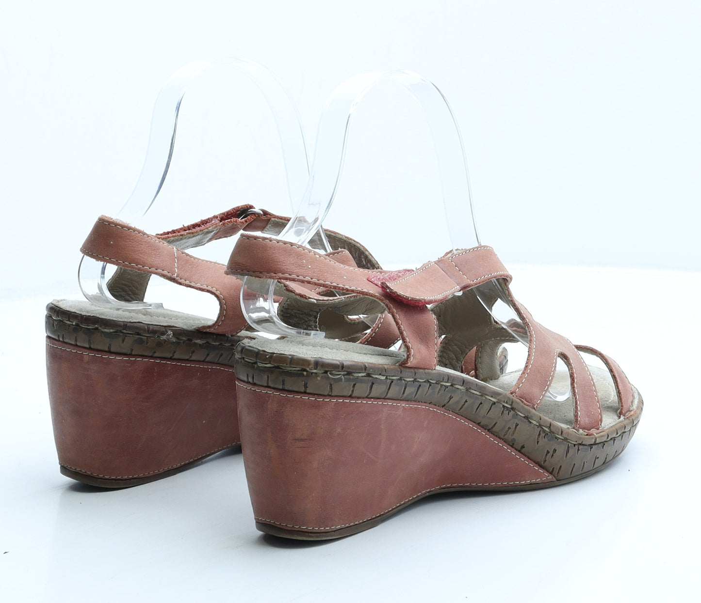 Hotter Womens Brown Synthetic Slingback Heel UK 8