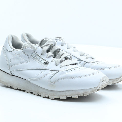 Reebok Womens White Synthetic Trainer UK 4 - Classics