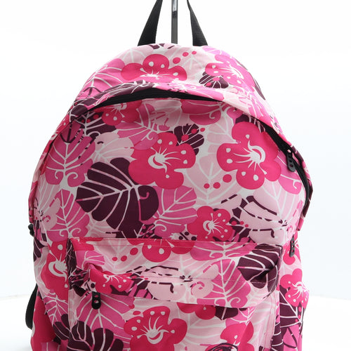 Trespass Womens Pink Floral Polyester Backpack Size Large
