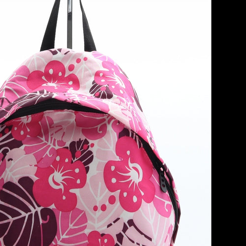 Trespass Womens Pink Floral Polyester Backpack Size Large