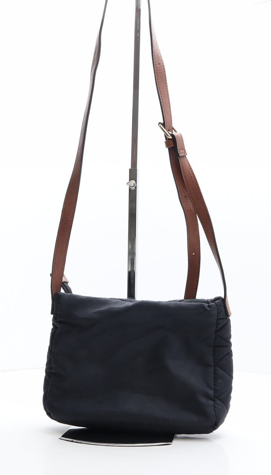 Marks and Spencer Womens Blue Polyester Saddle Bag Size Small