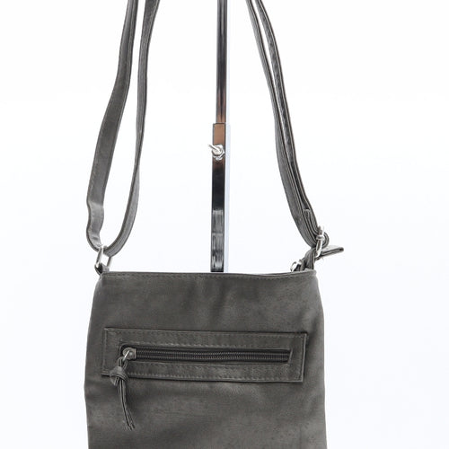 George Womens Grey Polyethylene Crossbody Size Small