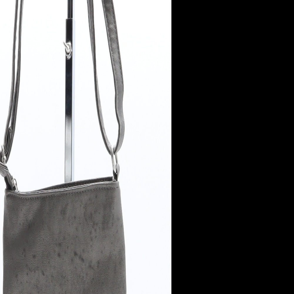 George Womens Grey Polyethylene Crossbody Size Small