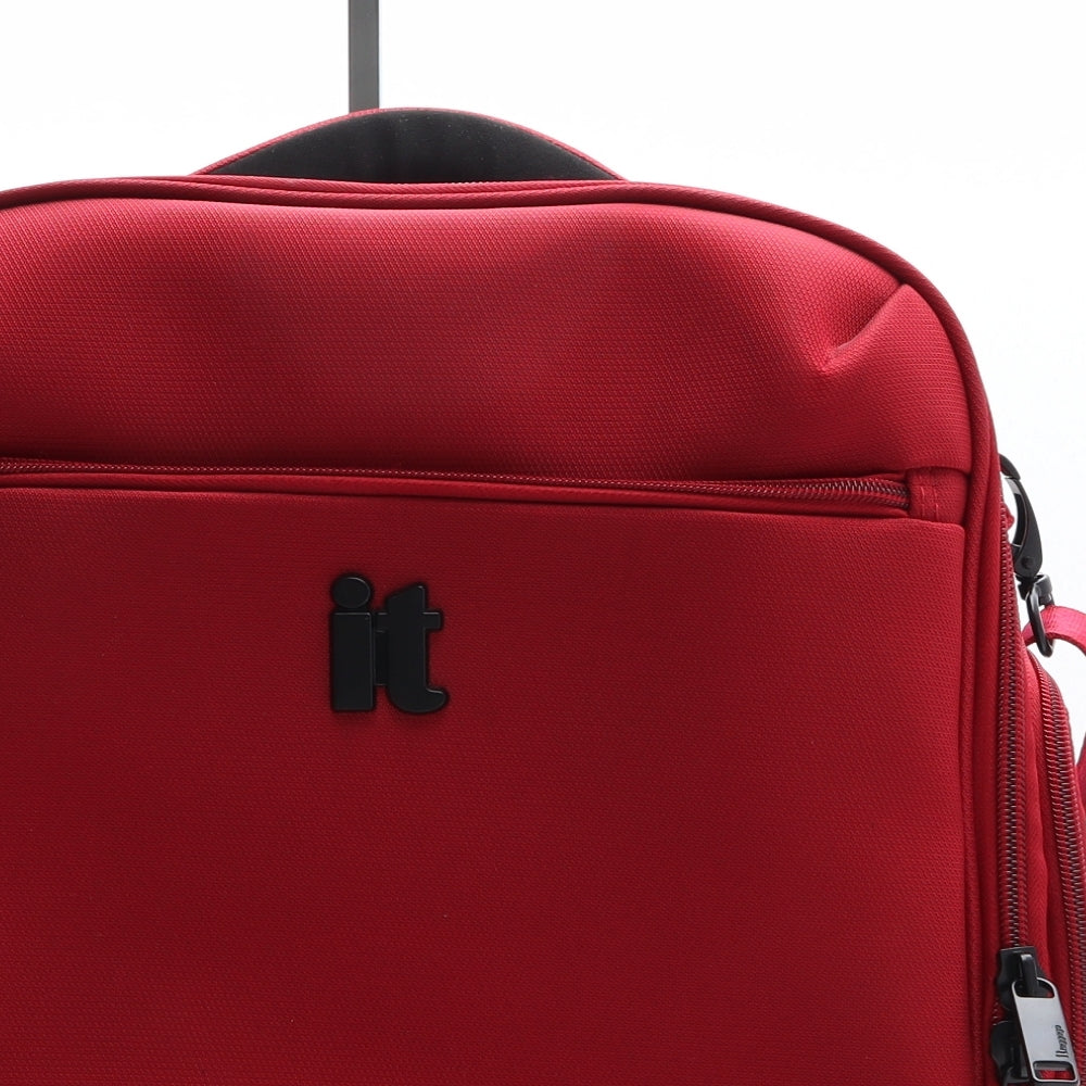 IT Womens Red Polyester Laptop Bag Size Large