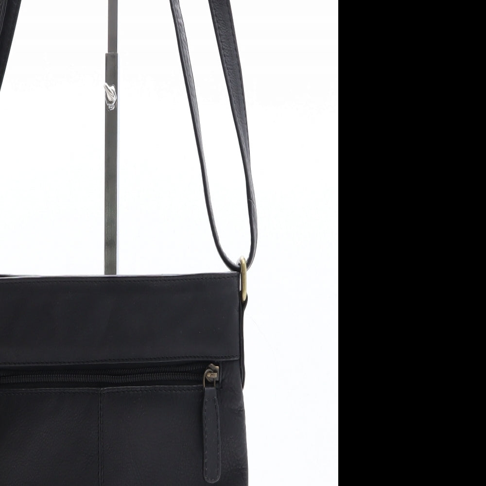 Rowallan Womens Black Floral Polyethylene Crossbody Size Small