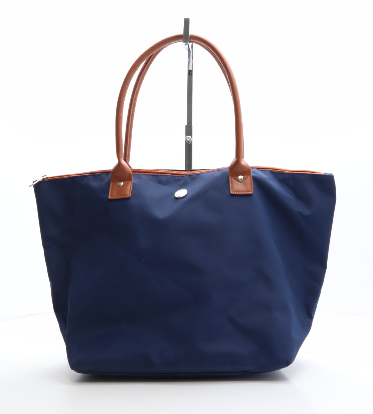 Horizon Womens Blue Polyester Shoulder Bag Size Large