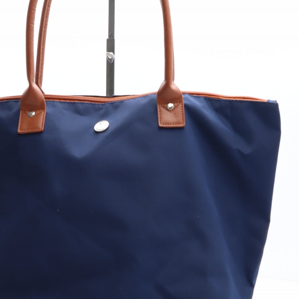 Horizon Womens Blue Polyester Shoulder Bag Size Large