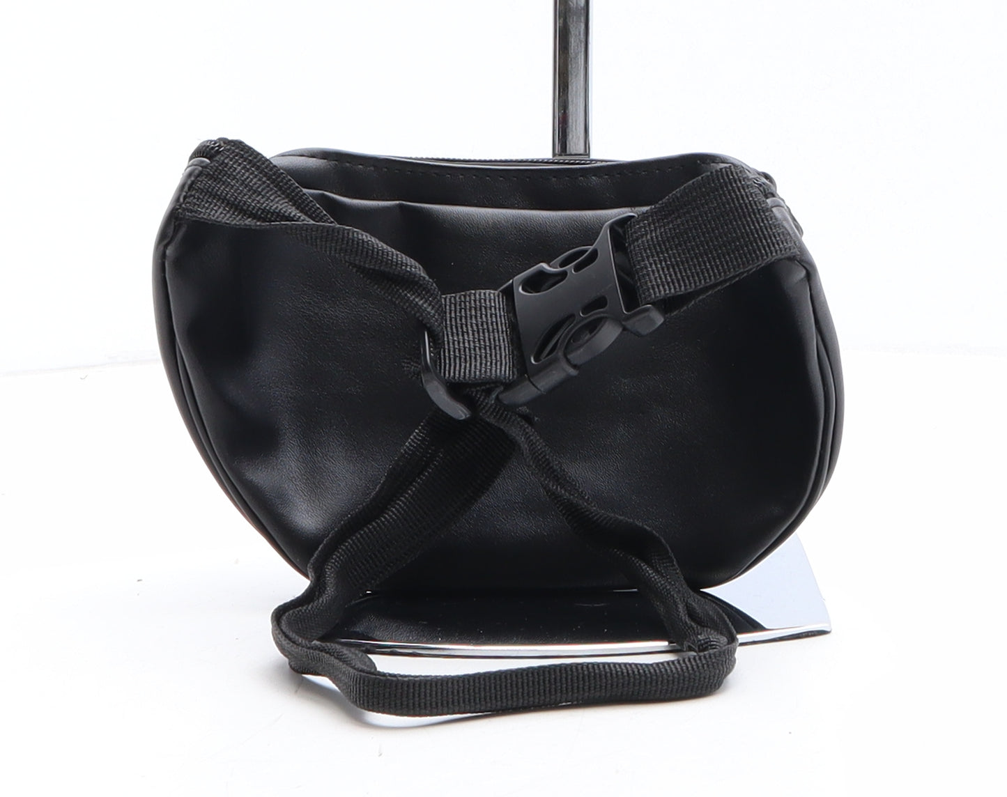 PRETTYLITTLETHING Womens Black Polyethylene Belt Bag & Waist Pack Size Mini