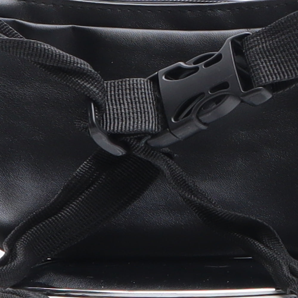 PRETTYLITTLETHING Womens Black Polyethylene Belt Bag & Waist Pack Size Mini