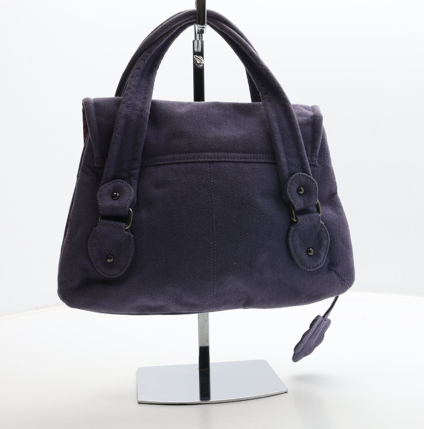 Gap Womens Purple Cotton Top Handle Bag Size Small