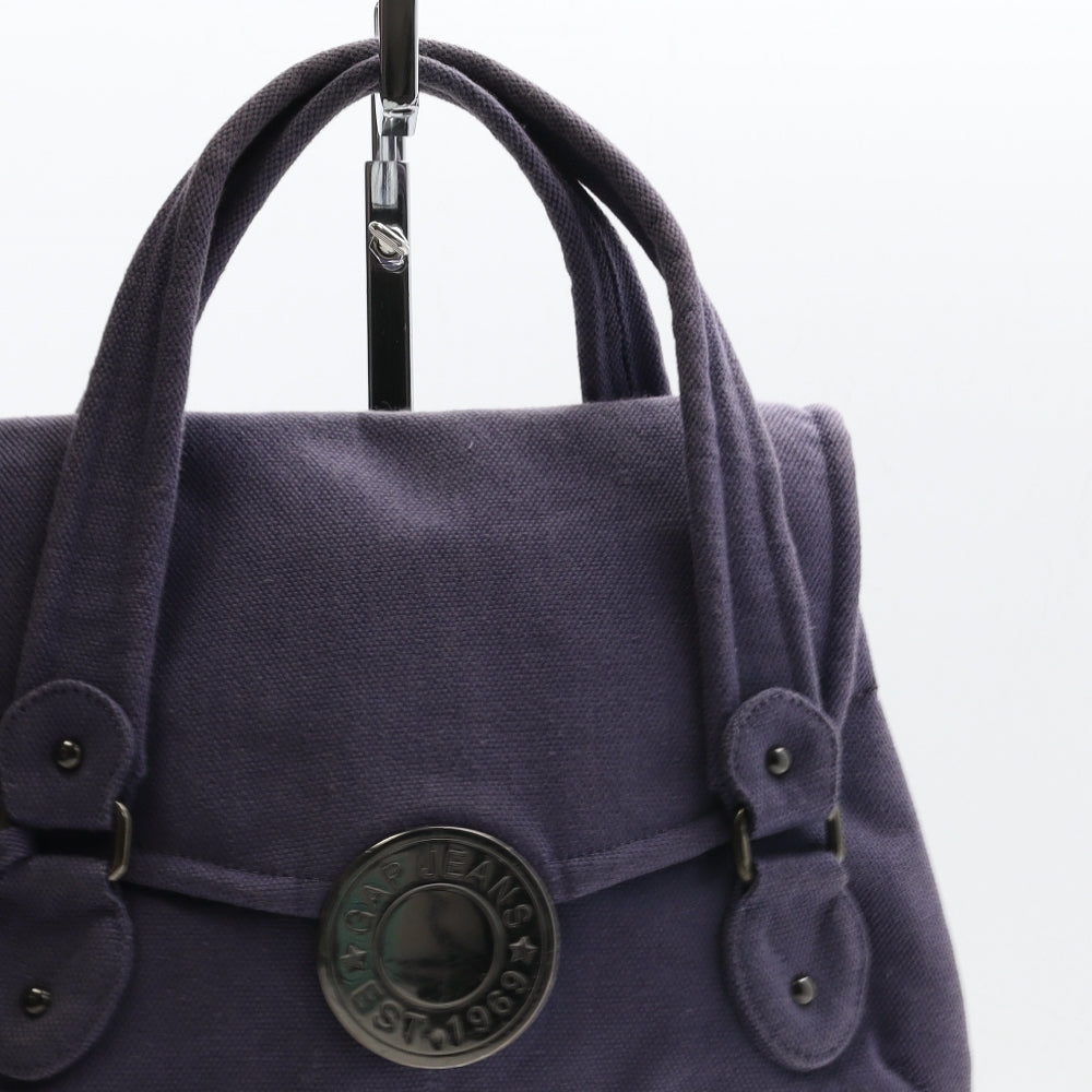 Gap Womens Purple Cotton Top Handle Bag Size Small