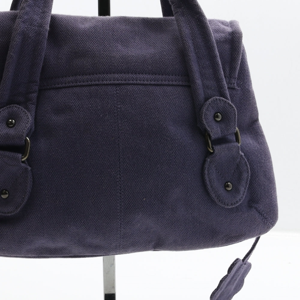 Gap Womens Purple Cotton Top Handle Bag Size Small