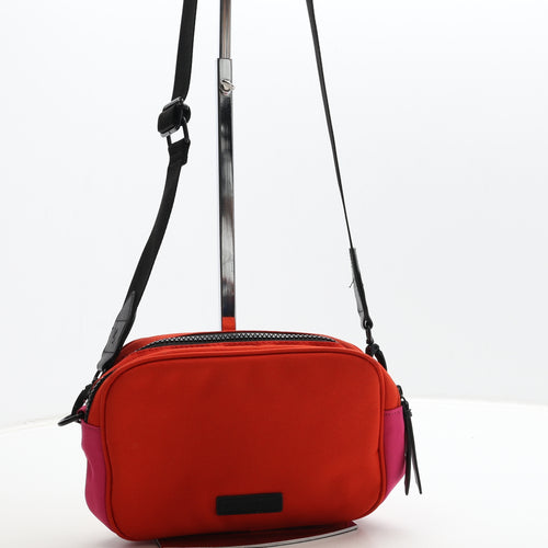 Urban Status Womens Red Polyester Crossbody Size Small