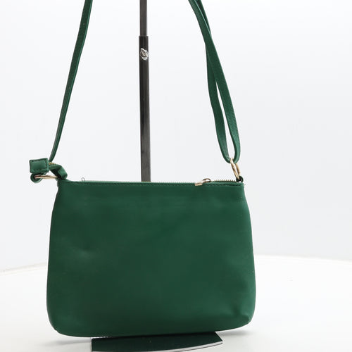 Matalan Womens Green Polyurethane Crossbody Size Small