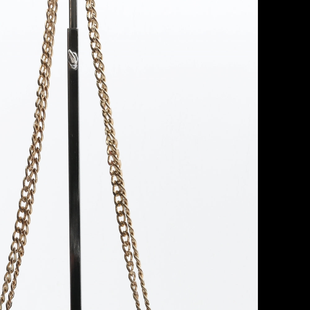 New Look Womens Black Polyurethane Shoulder Bag Size Small - Croc Texture