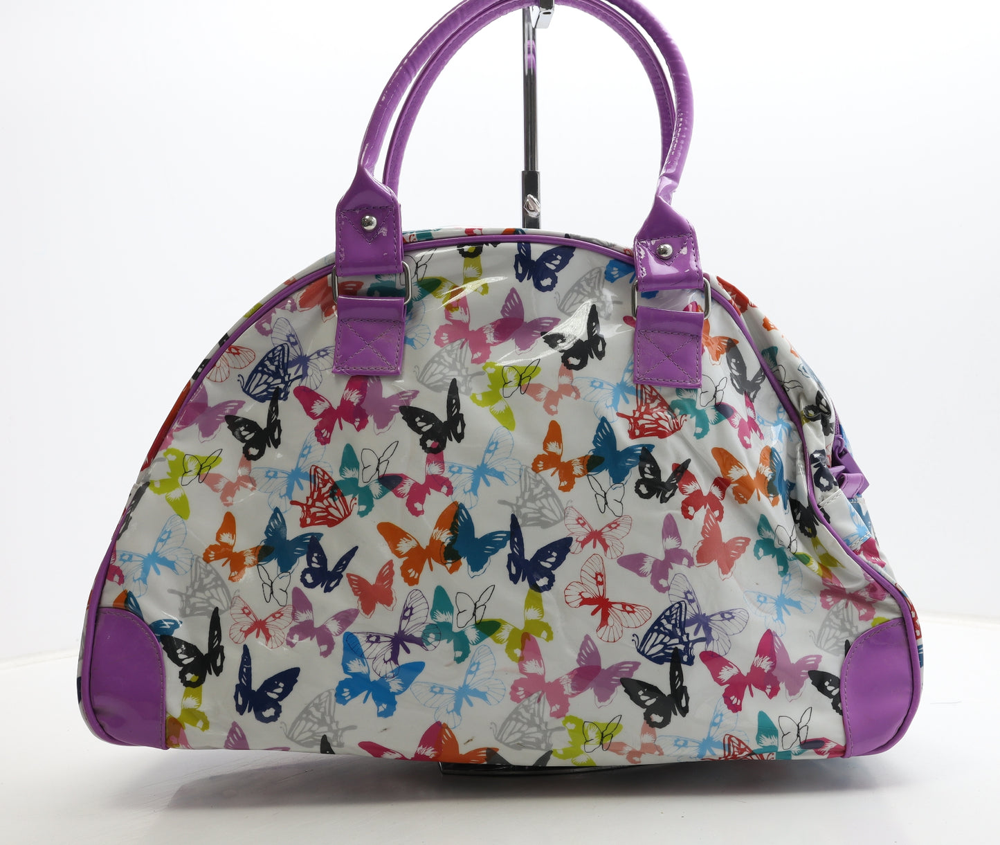 Paperchase Womens Multicoloured Polyester Top Handle Bag Size Extra Large - Butterfly Detail