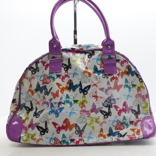Paperchase Womens Multicoloured Polyester Top Handle Bag Size Extra Large - Butterfly Detail