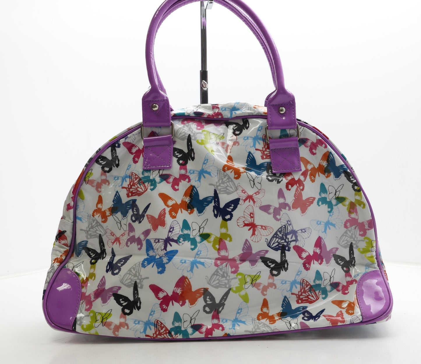 Paperchase Womens Multicoloured Polyester Top Handle Bag Size Extra Large - Butterfly Detail