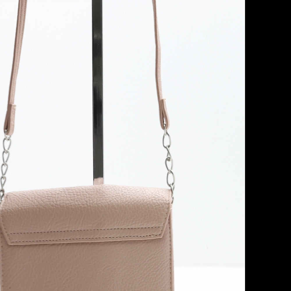 Matalan Womens Pink PVC Crossbody Size Small