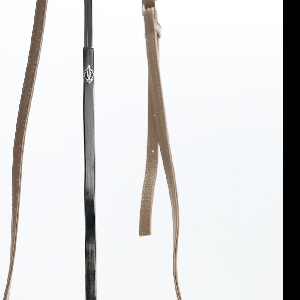 Dorothy Perkins Womens Nude Polyurethane Crossbody Size Small