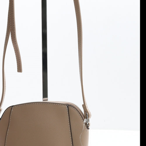 Dorothy Perkins Womens Nude Polyurethane Crossbody Size Small