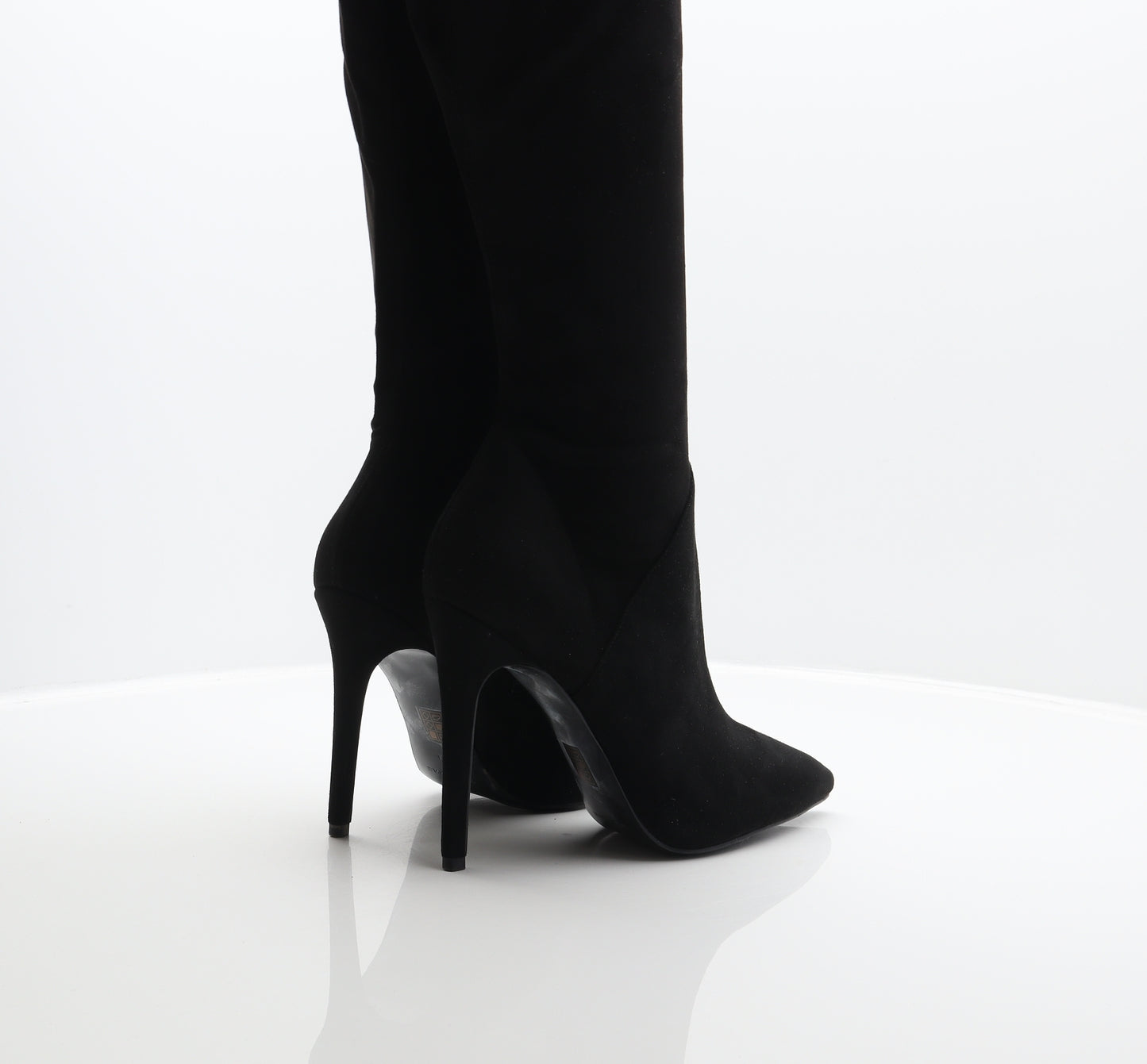 Kendall And Kylie Womens Black Polyester Slip On Boot UK 9