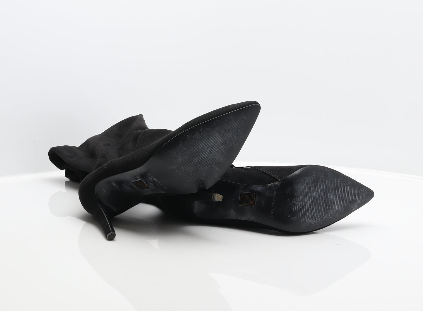 Kendall And Kylie Womens Black Polyester Slip On Boot UK 9