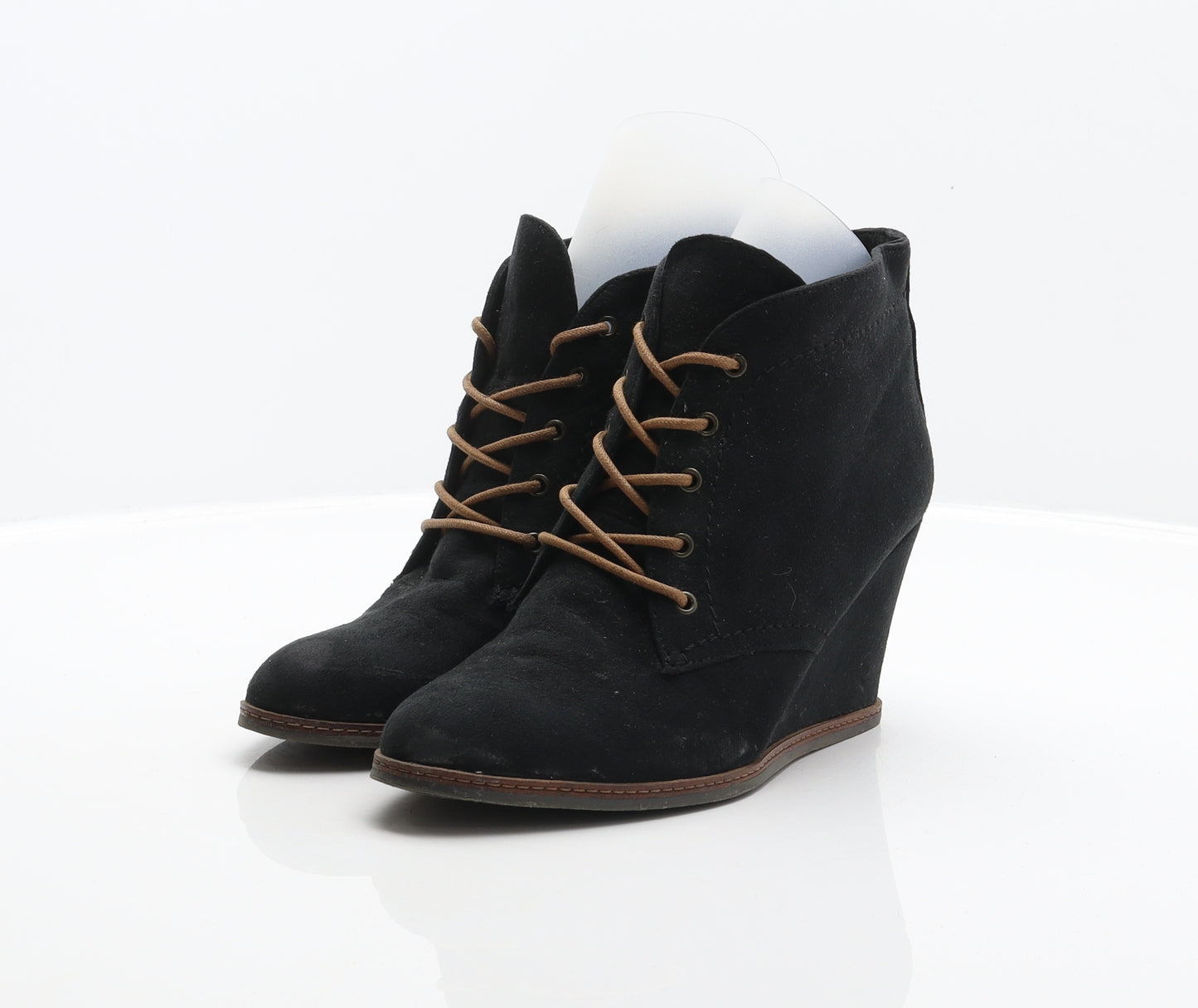 Pull&Bear Womens Black Polyester Bootie Boot UK 5.5 39