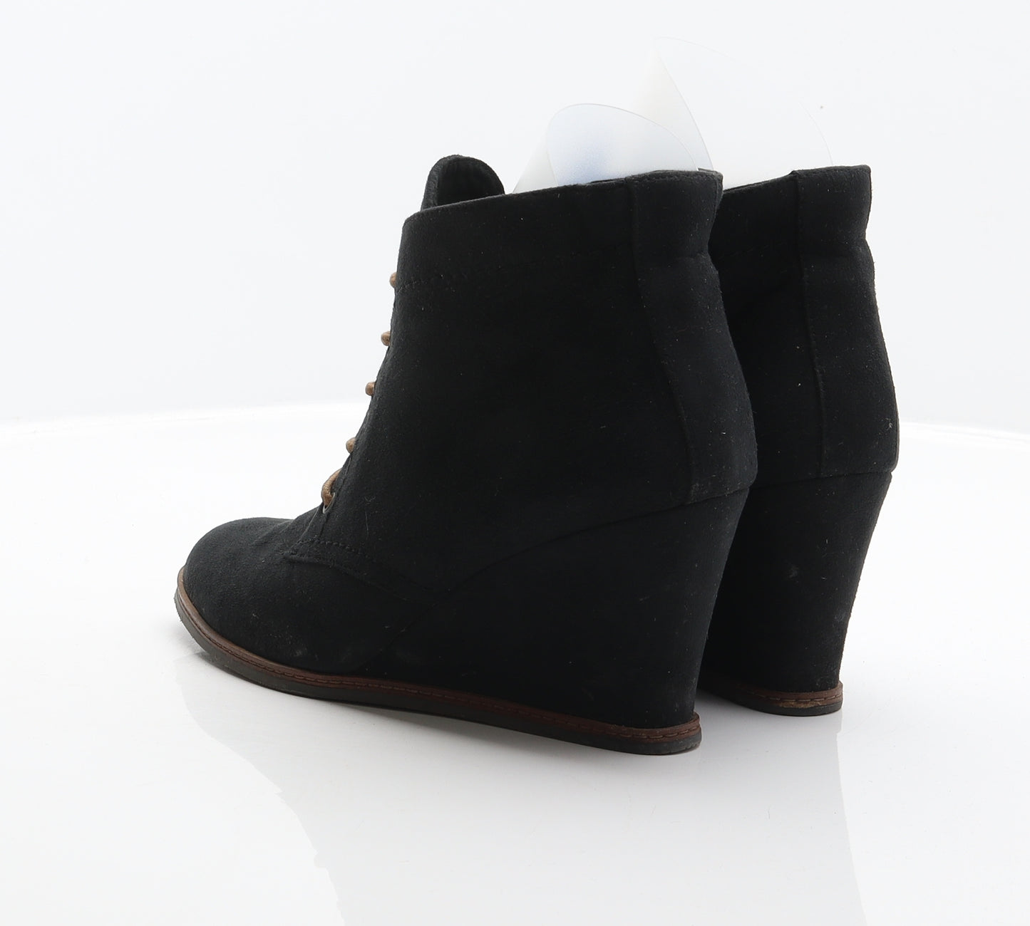 Pull&Bear Womens Black Polyester Bootie Boot UK 5.5 39