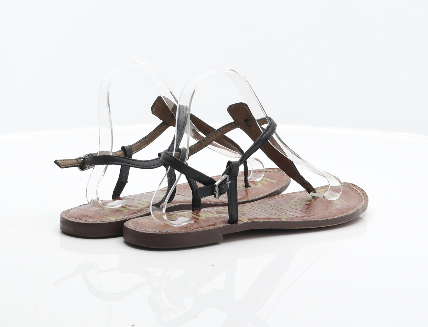 Sam Edelman Womens Black Leather Thong Sandal UK 9