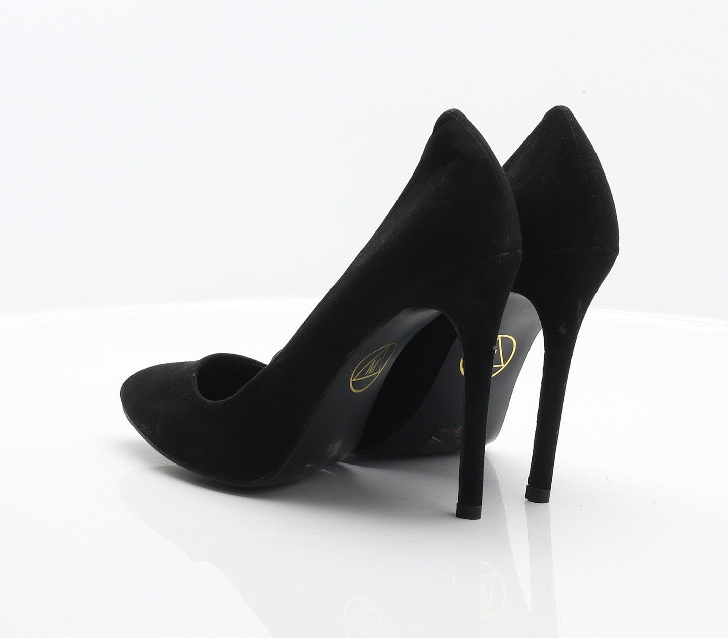Missguided Womens Black Polyester Court Heel UK 8 41